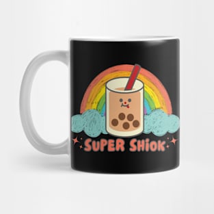 Super Shiok Bubble Tea Cute Colourful Rainbow Funny Singlish - Mug Mug